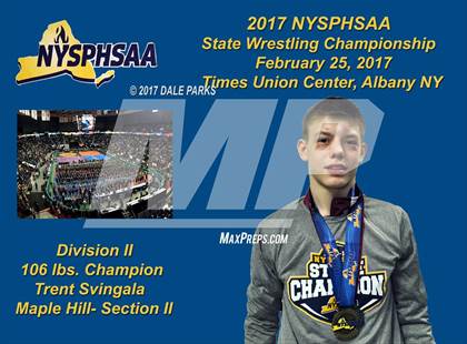 Thumbnail 1 in NYSPHSAA Wrestling Championships (Division 2 Awards & Podiums) photogallery.