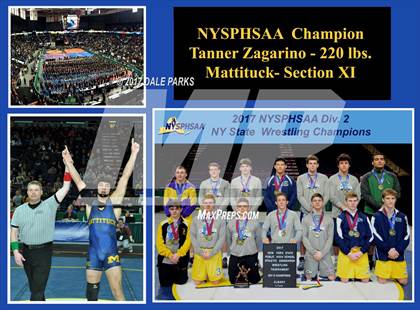 Thumbnail 1 in NYSPHSAA Wrestling Championships (Division 2 Awards & Podiums) photogallery.