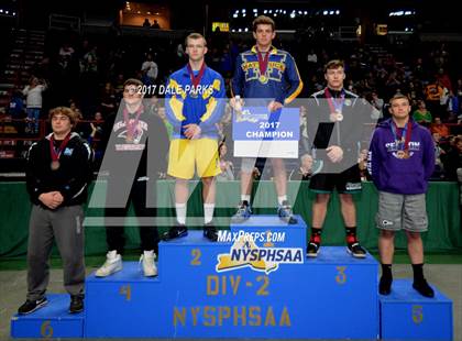 Thumbnail 1 in NYSPHSAA Wrestling Championships (Division 2 Awards & Podiums) photogallery.