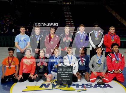 Thumbnail 1 in NYSPHSAA Wrestling Championships (Division 2 Awards & Podiums) photogallery.