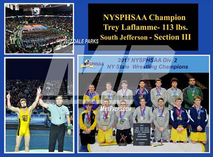 Thumbnail 3 in NYSPHSAA Wrestling Championships (Division 2 Awards & Podiums) photogallery.