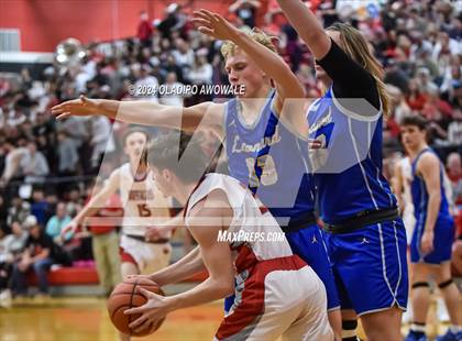 Thumbnail 2 in Lone Oak vs. Leonard (UIL Basketball 3A Region II Bi-District) photogallery.