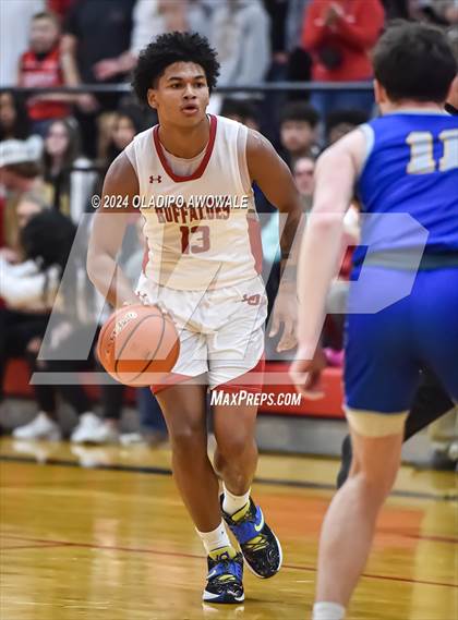 Thumbnail 2 in Lone Oak vs. Leonard (UIL Basketball 3A Region II Bi-District) photogallery.
