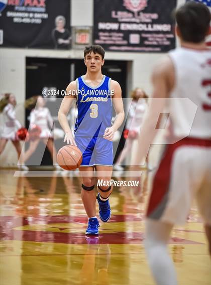 Thumbnail 1 in Lone Oak vs. Leonard (UIL Basketball 3A Region II Bi-District) photogallery.