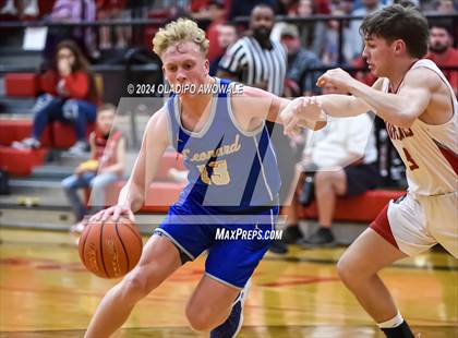 Thumbnail 3 in Lone Oak vs. Leonard (UIL Basketball 3A Region II Bi-District) photogallery.