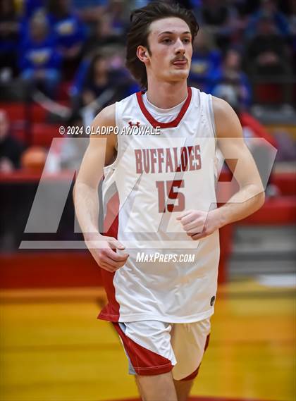Thumbnail 1 in Lone Oak vs. Leonard (UIL Basketball 3A Region II Bi-District) photogallery.