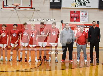 Thumbnail 2 in Lone Oak vs. Leonard (UIL Basketball 3A Region II Bi-District) photogallery.