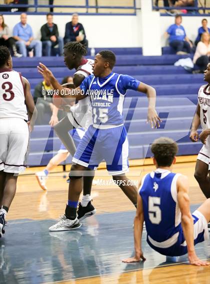 Thumbnail 3 in Mesquite vs. Nolan Catholic (Knights of Columbus Tournament) photogallery.