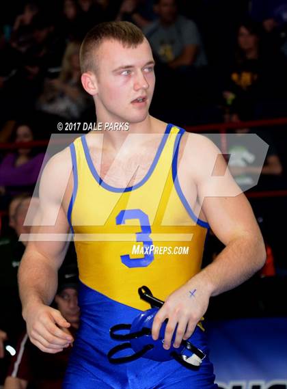 Thumbnail 3 in NYSPHSAA Wrestling Championships (Division 2 Semifinals) photogallery.