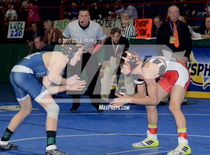 Thumbnail 1 in NYSPHSAA Wrestling Championships (Division 2 Semifinals) photogallery.