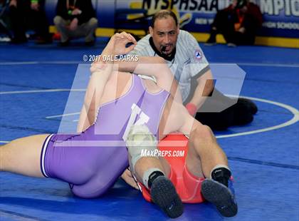 Thumbnail 2 in NYSPHSAA Wrestling Championships (Division 2 Semifinals) photogallery.