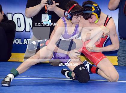 Thumbnail 1 in NYSPHSAA Wrestling Championships (Division 2 Semifinals) photogallery.