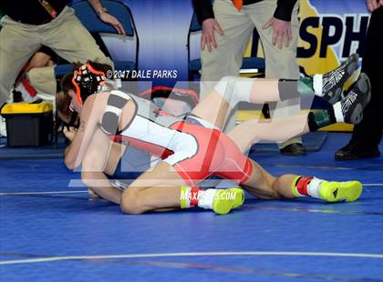 Thumbnail 1 in NYSPHSAA Wrestling Championships (Division 2 Semifinals) photogallery.