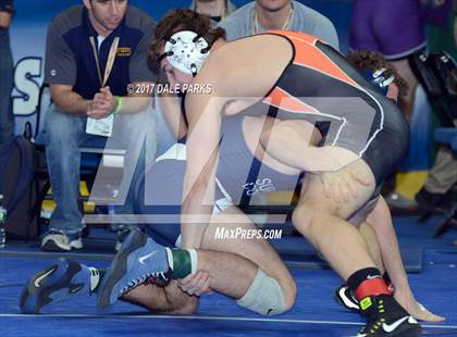 Thumbnail 2 in NYSPHSAA Wrestling Championships (Division 2 Semifinals) photogallery.