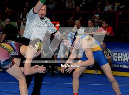 Thumbnail 1 in NYSPHSAA Wrestling Championships (Division 2 Semifinals) photogallery.