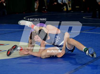Thumbnail 2 in NYSPHSAA Wrestling Championships (Division 2 Semifinals) photogallery.