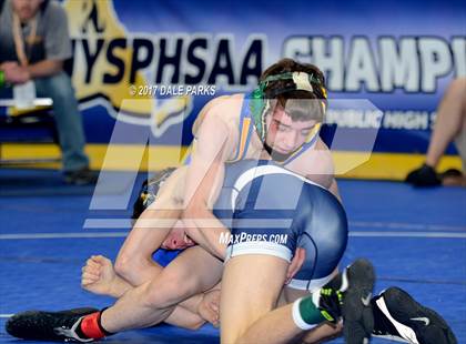 Thumbnail 3 in NYSPHSAA Wrestling Championships (Division 2 Semifinals) photogallery.