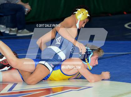 Thumbnail 2 in NYSPHSAA Wrestling Championships (Division 2 Semifinals) photogallery.