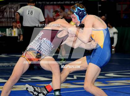 Thumbnail 2 in NYSPHSAA Wrestling Championships (Division 2 Semifinals) photogallery.
