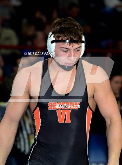 Thumbnail 3 in NYSPHSAA Wrestling Championships (Division 2 Semifinals) photogallery.
