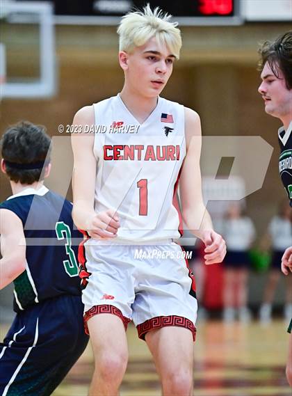 Thumbnail 1 in (CHSAA 3A Boys Basketball First Round) Windsor Charter Academy vs Centauri photogallery.