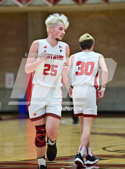 Thumbnail 1 in (CHSAA 3A Boys Basketball First Round) Windsor Charter Academy vs Centauri photogallery.