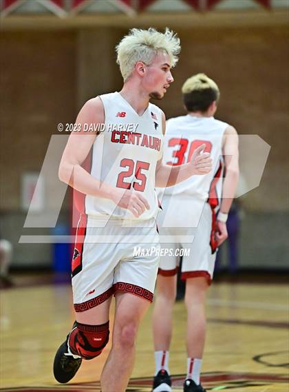 Thumbnail 3 in (CHSAA 3A Boys Basketball First Round) Windsor Charter Academy vs Centauri photogallery.