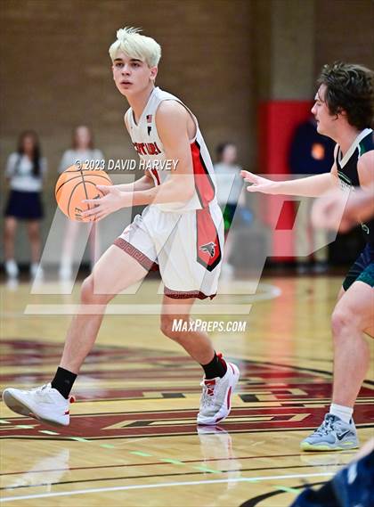 Thumbnail 3 in (CHSAA 3A Boys Basketball First Round) Windsor Charter Academy vs Centauri photogallery.