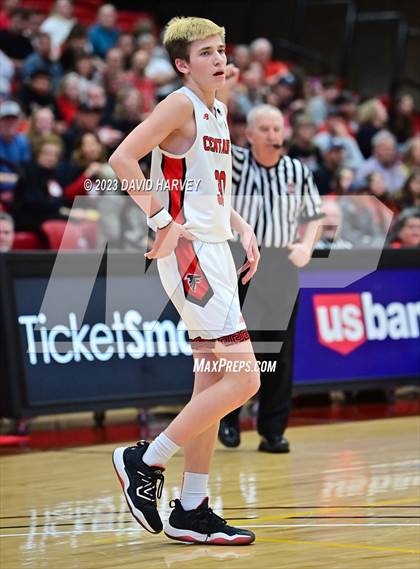 Thumbnail 1 in (CHSAA 3A Boys Basketball First Round) Windsor Charter Academy vs Centauri photogallery.