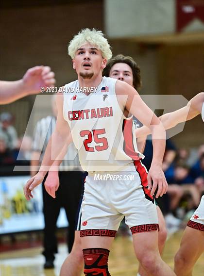 Thumbnail 1 in (CHSAA 3A Boys Basketball First Round) Windsor Charter Academy vs Centauri photogallery.