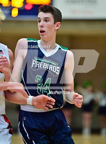 Thumbnail 3 in (CHSAA 3A Boys Basketball First Round) Windsor Charter Academy vs Centauri photogallery.