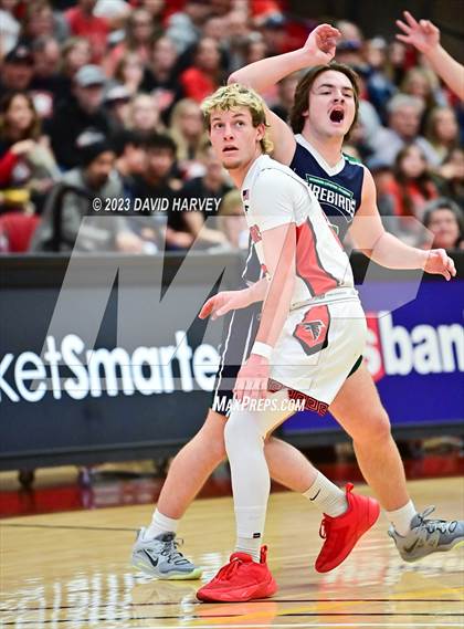 Thumbnail 3 in (CHSAA 3A Boys Basketball First Round) Windsor Charter Academy vs Centauri photogallery.