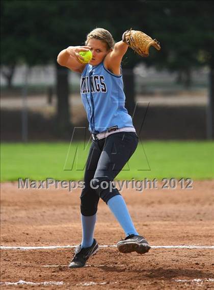 Thumbnail 3 in Monterey Trail vs. Pleasant Valley (Stephanie LeDoux Tournament) photogallery.