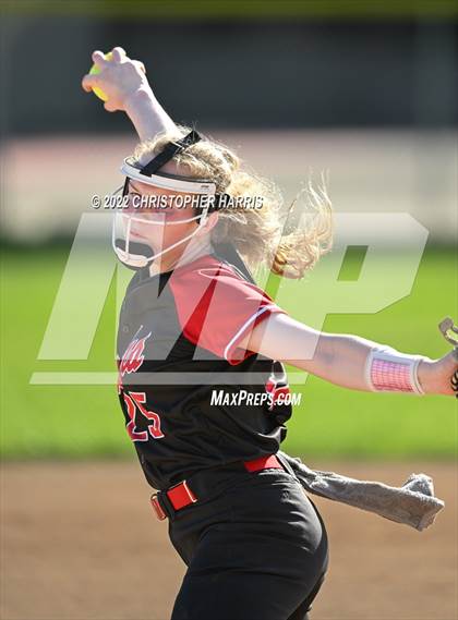 Thumbnail 2 in Eagle Rock vs Village Christian (Spring Fling Tournament) photogallery.