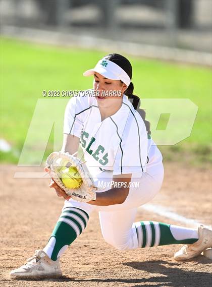 Thumbnail 2 in Eagle Rock vs Village Christian (Spring Fling Tournament) photogallery.