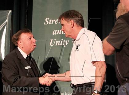 Thumbnail 1 in De La Salle's Bob Ladouceur press conference photogallery.