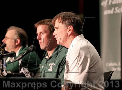 Thumbnail 3 in De La Salle's Bob Ladouceur press conference photogallery.