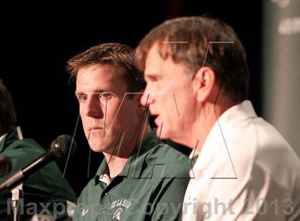 Thumbnail 1 in De La Salle's Bob Ladouceur press conference photogallery.