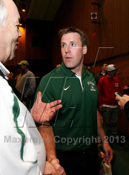 Thumbnail 3 in De La Salle's Bob Ladouceur press conference photogallery.