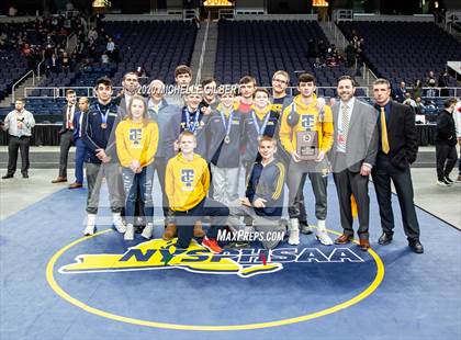 Thumbnail 1 in NYSPHSAA Wrestling Podium and Awards D2 photogallery.