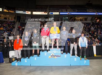Thumbnail 2 in NYSPHSAA Wrestling Podium and Awards D2 photogallery.