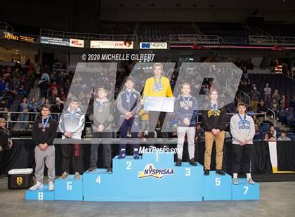Thumbnail 2 in NYSPHSAA Wrestling Podium and Awards D2 photogallery.