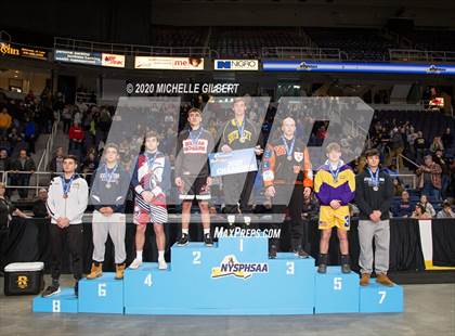 Thumbnail 2 in NYSPHSAA Wrestling Podium and Awards D2 photogallery.