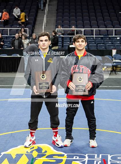 Thumbnail 2 in NYSPHSAA Wrestling Podium and Awards D2 photogallery.