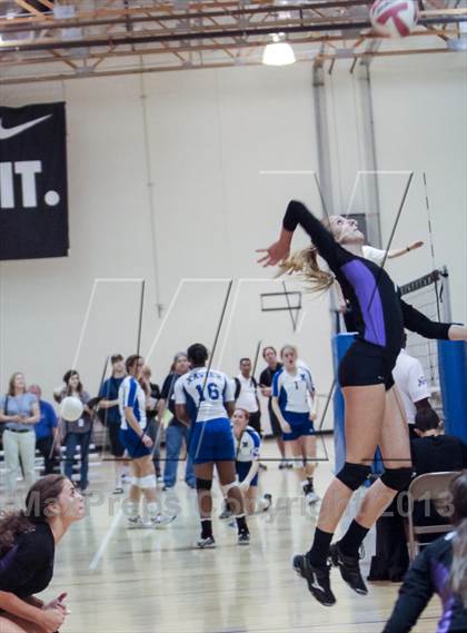 Thumbnail 2 in Faith Lutheran vs. Red Rock (Nike Tournament of Champions) photogallery.