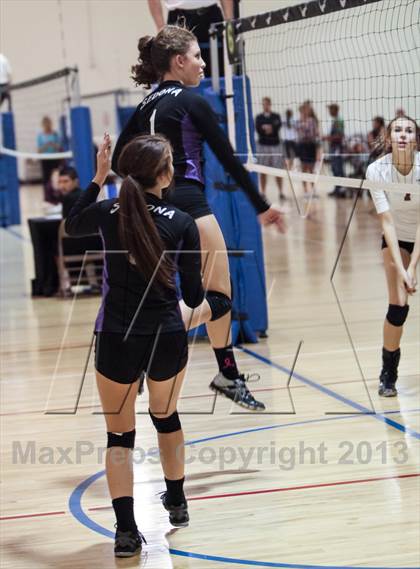 Thumbnail 2 in Faith Lutheran vs. Red Rock (Nike Tournament of Champions) photogallery.
