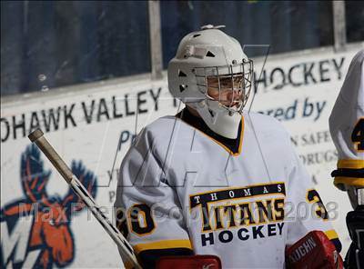 Thumbnail 2 in Webster-Thomas vs Thousand Islands (NYSPHSAA D2 Final) photogallery.