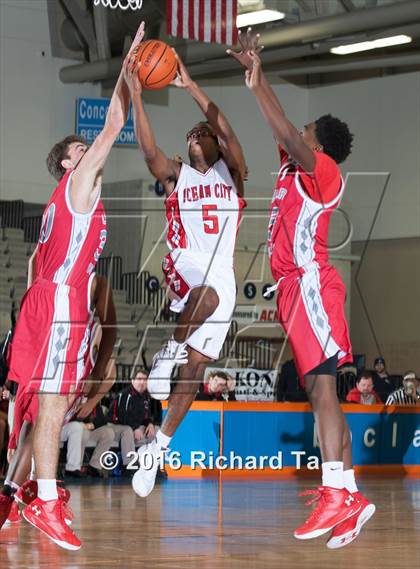 Thumbnail 1 in Upper Dublin vs Ocean City (Boardwalk Basketball Classic) photogallery.