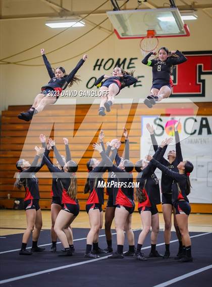 Thumbnail 2 in Temecula Valley vs Segerstrom (SoCal Stunt Tournament) photogallery.