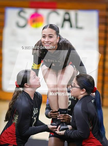 Thumbnail 3 in Temecula Valley vs Segerstrom (SoCal Stunt Tournament) photogallery.